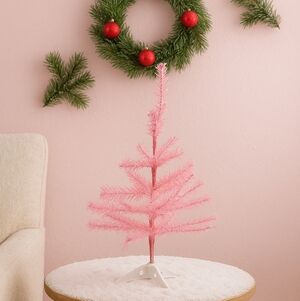 Tabletop Mini Pink Christmas Tree